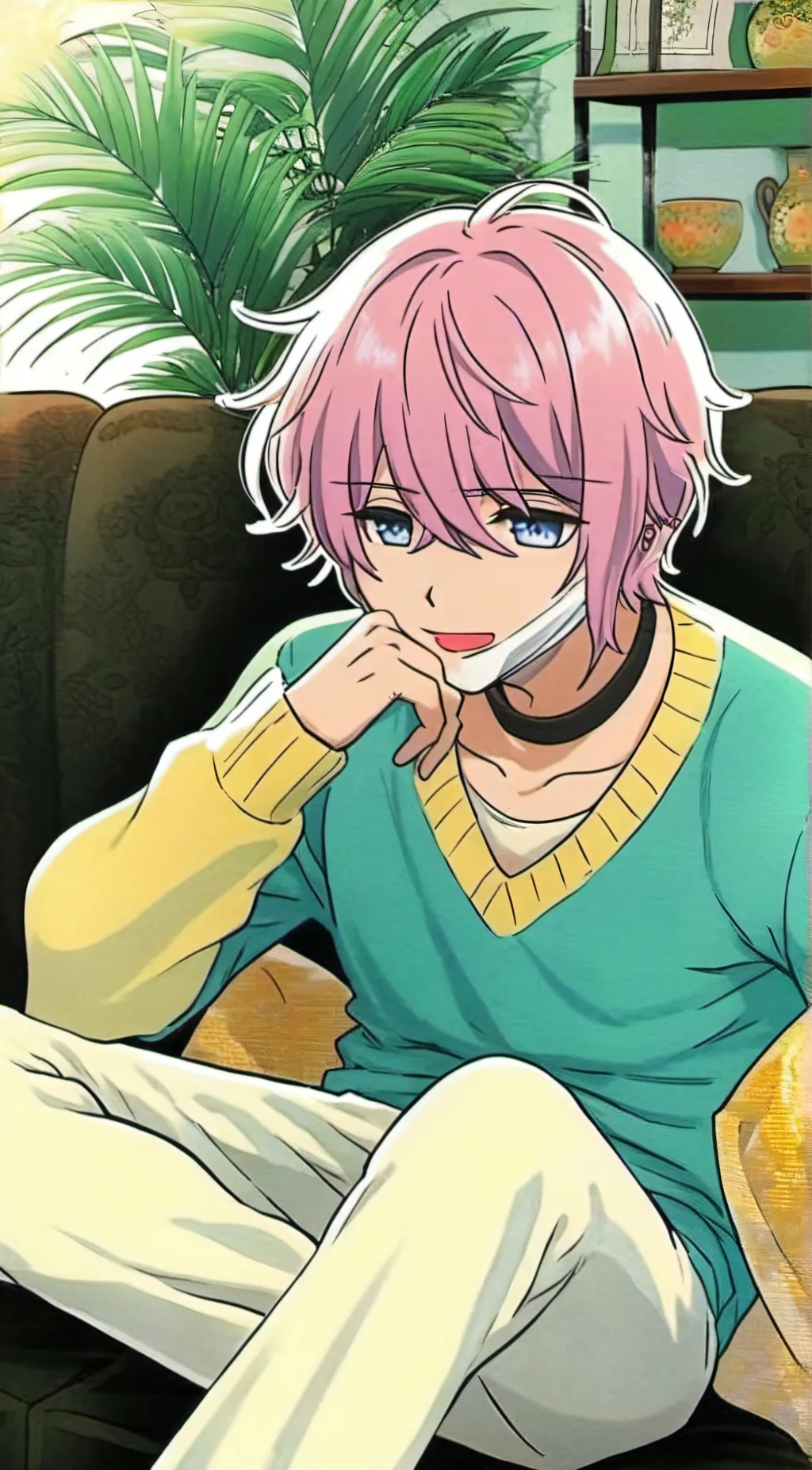 ai character: Ian  background