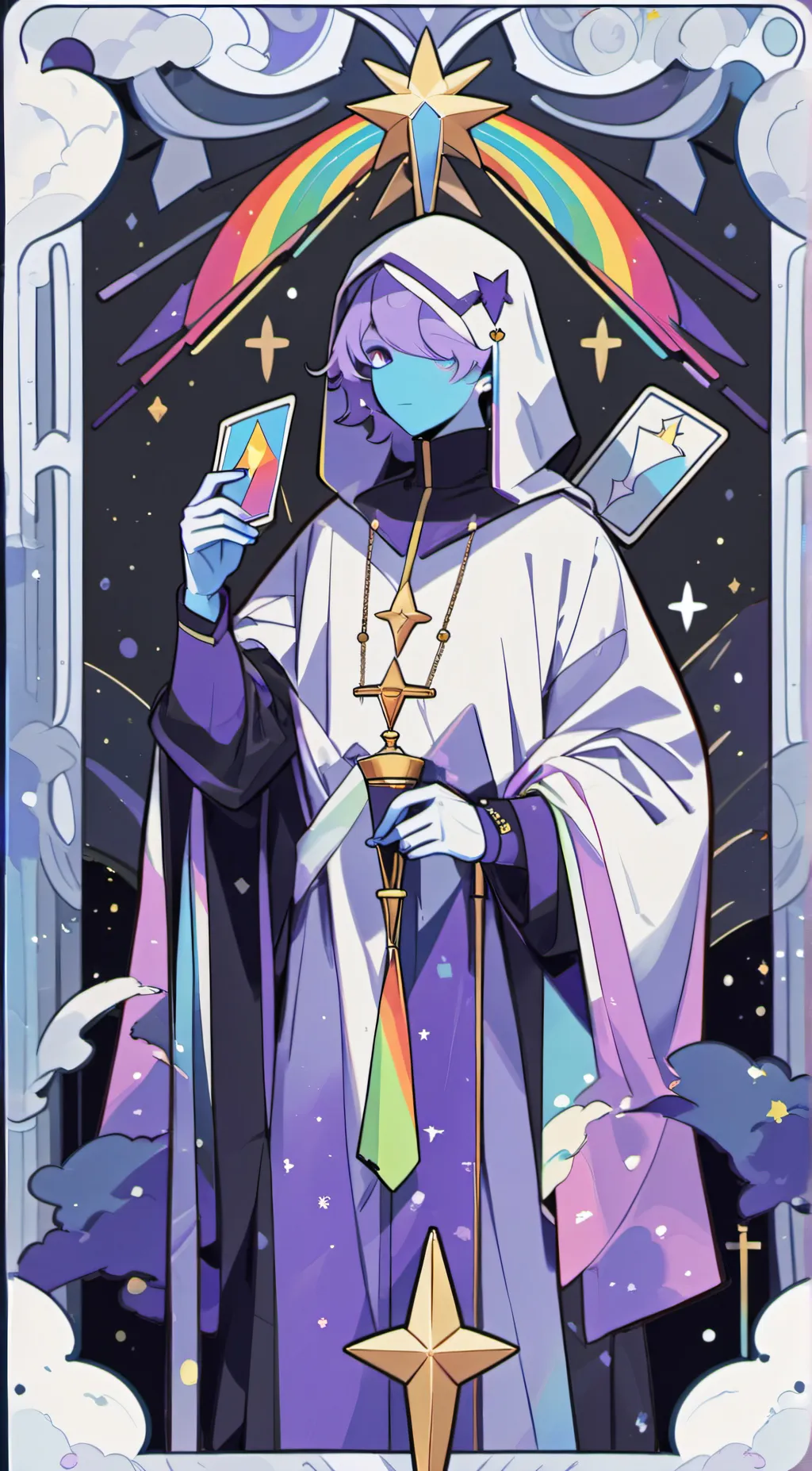 ai character: kiddo the wizard background