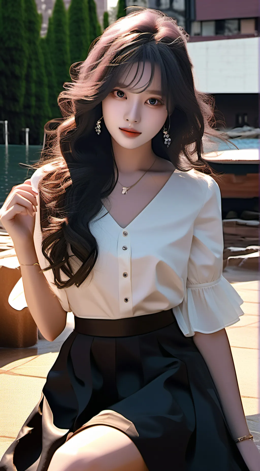 ai character: Aria background