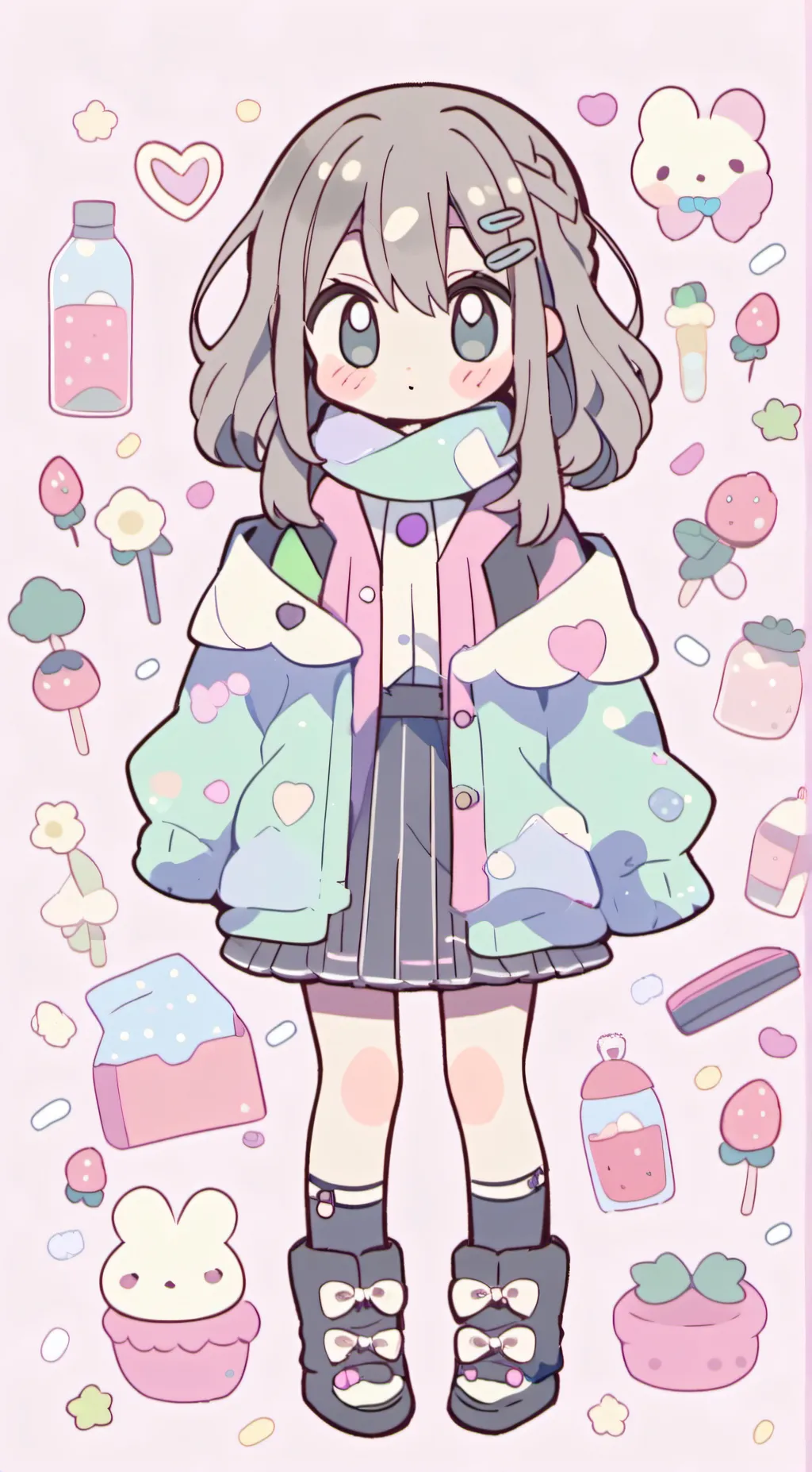 ai character: Mika background