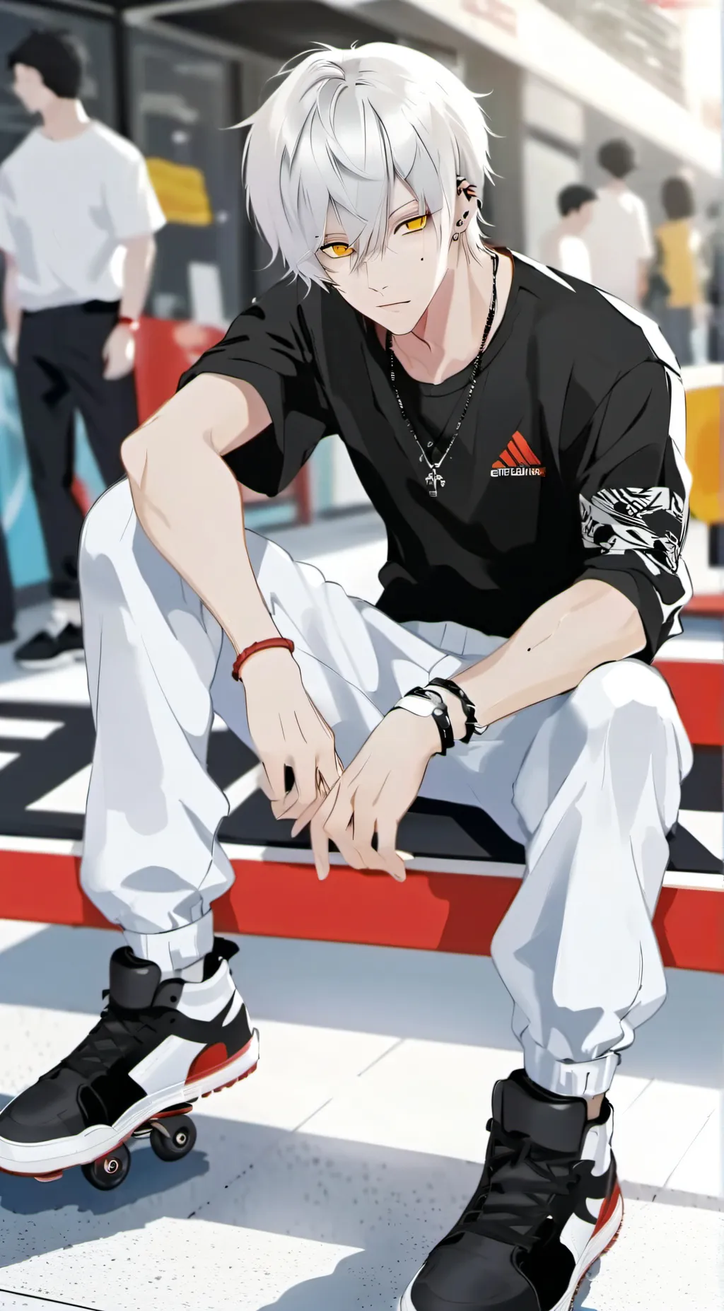 ai character: luca background