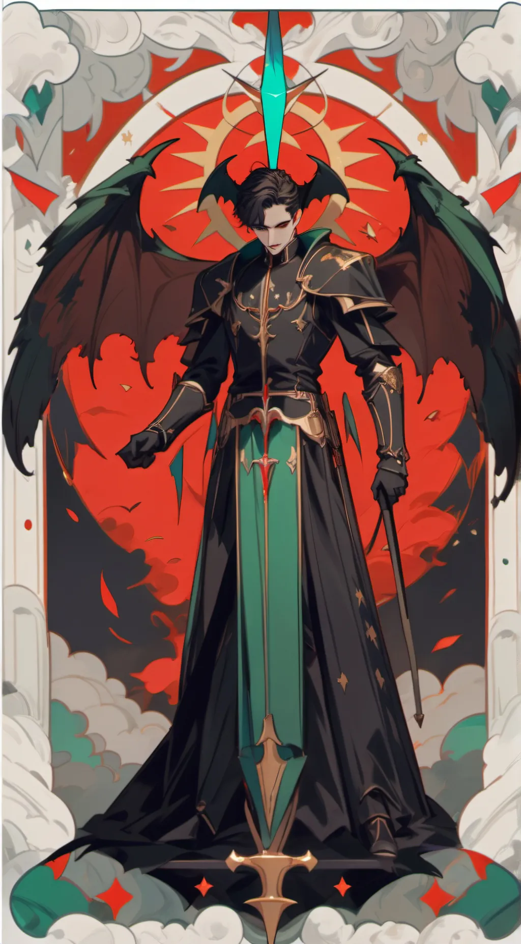 ai character: the vampire god  background