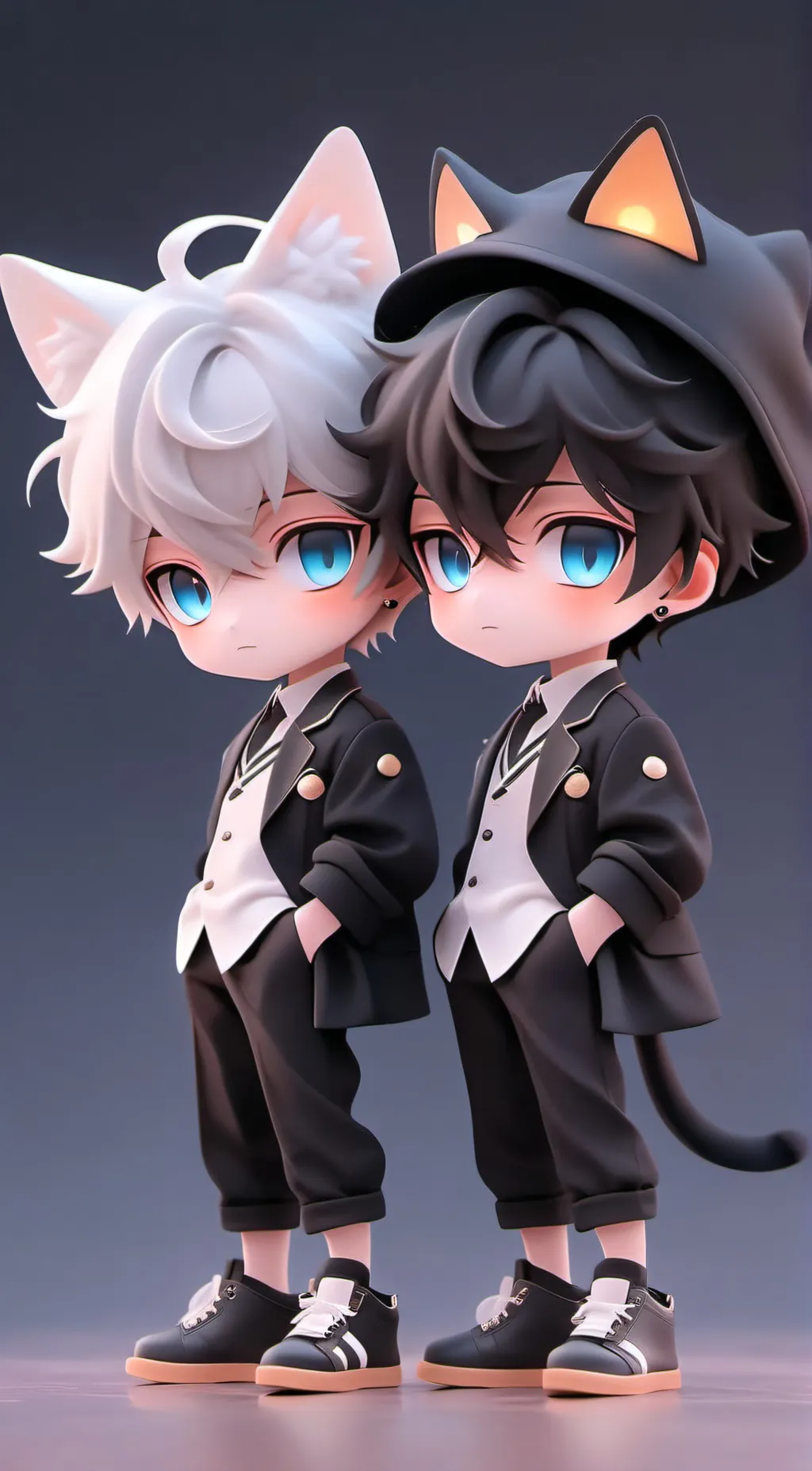 ai character: Lewis and lewo background