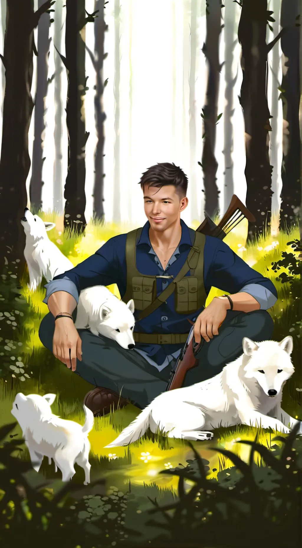 ai character: Hunter Preston background