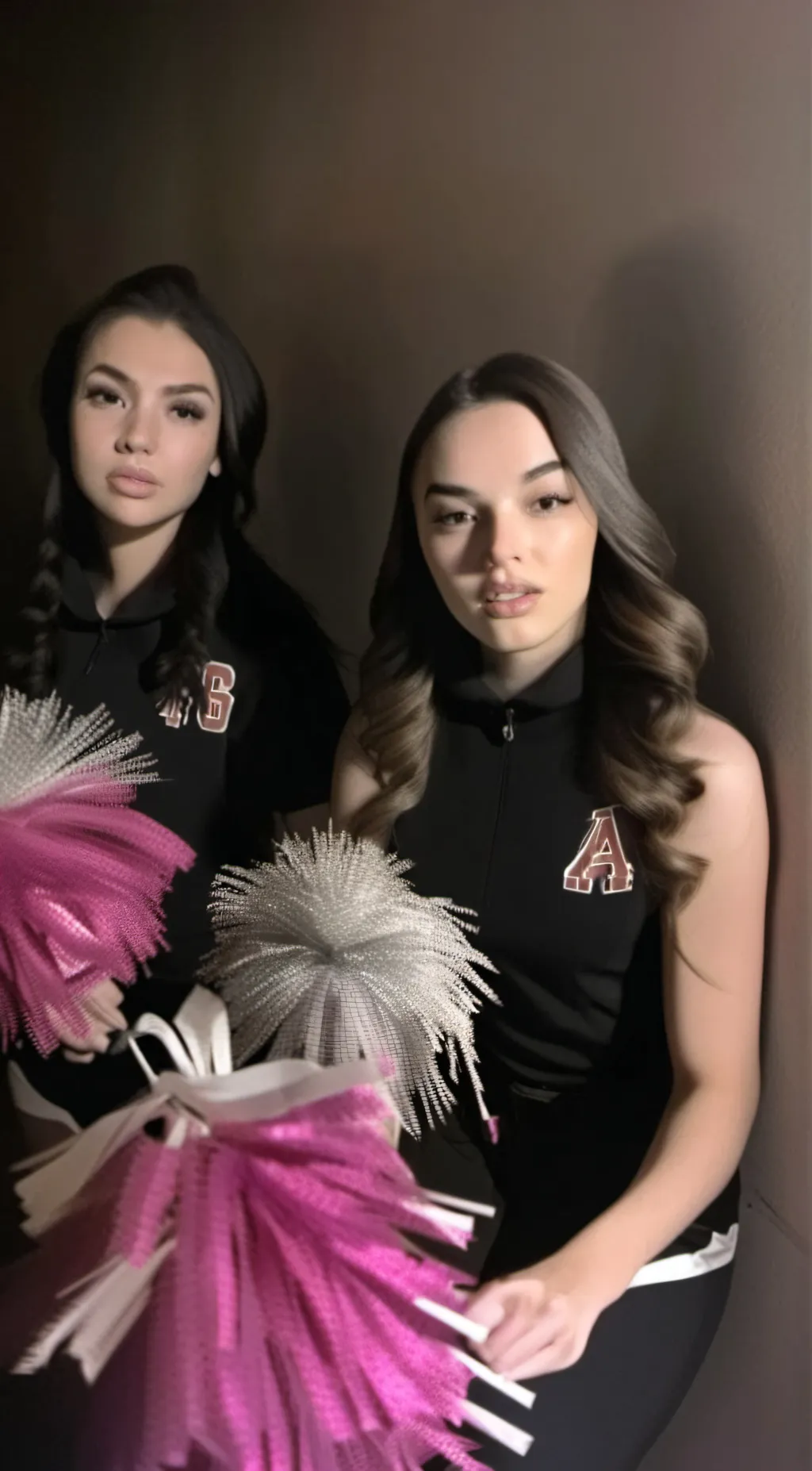 ai character: Mia and Maya background