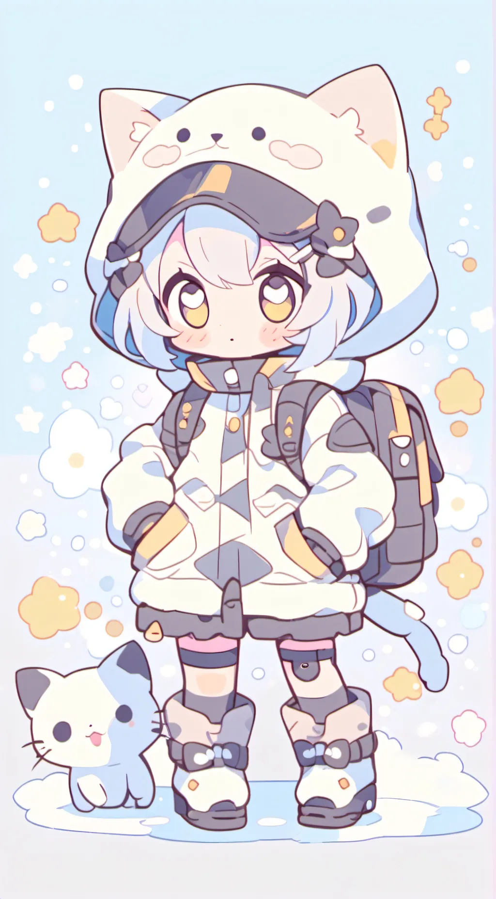 ai character: Catnap background