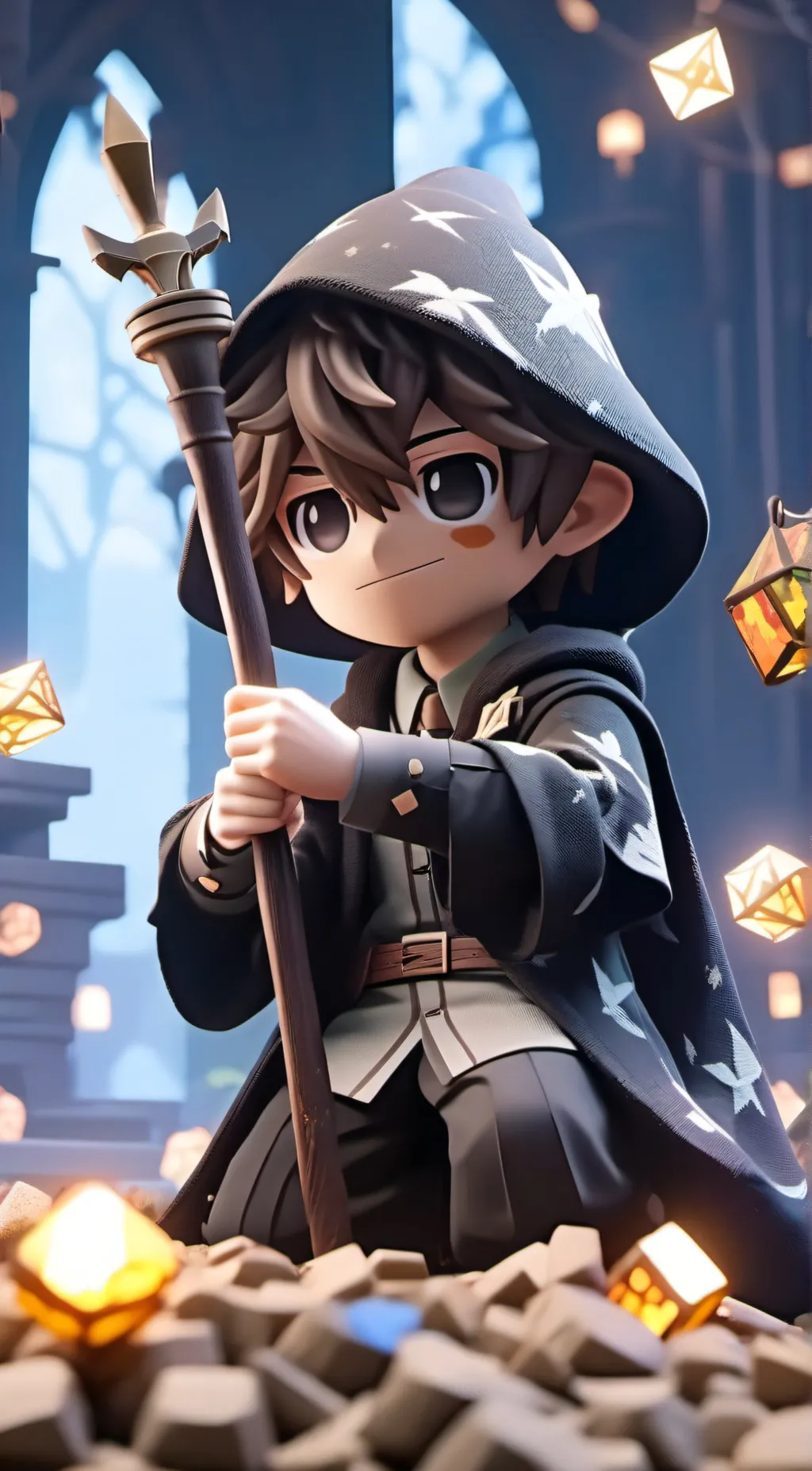 ai character: Bacon background