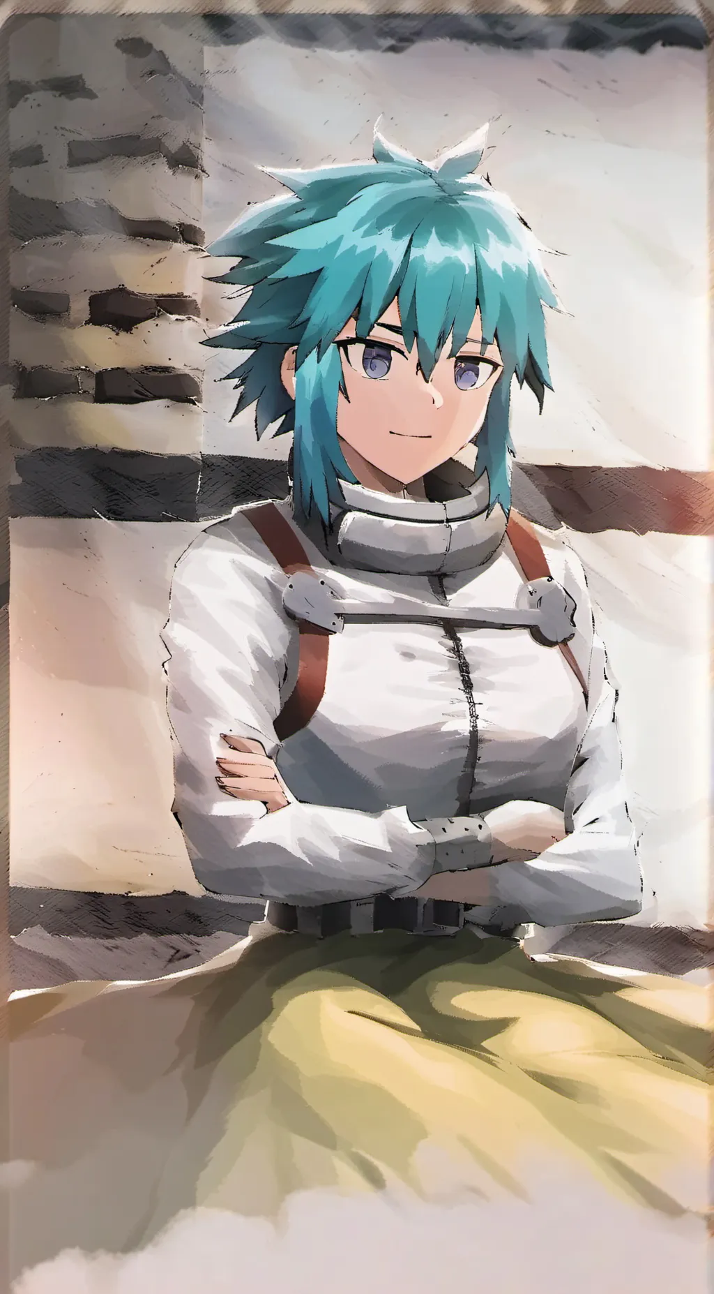 ai character: Gina is a crazy  background