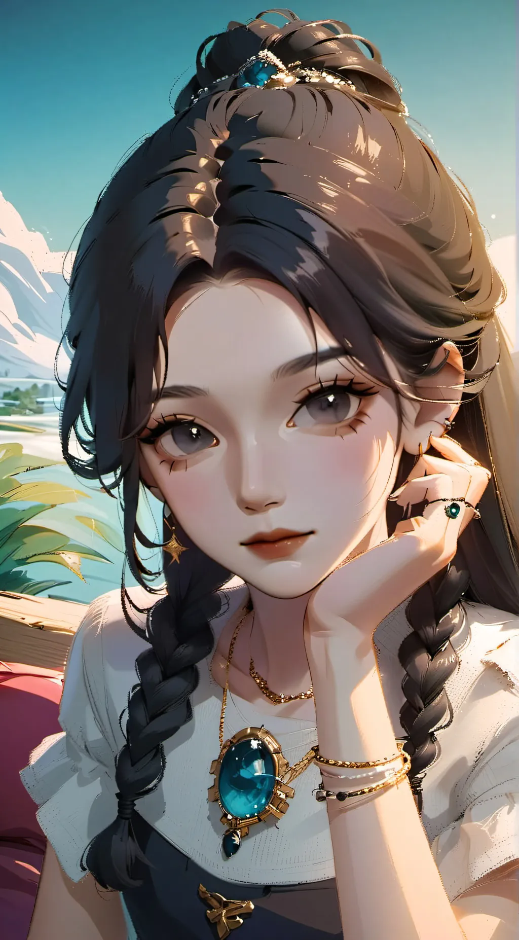 ai character: amelia background