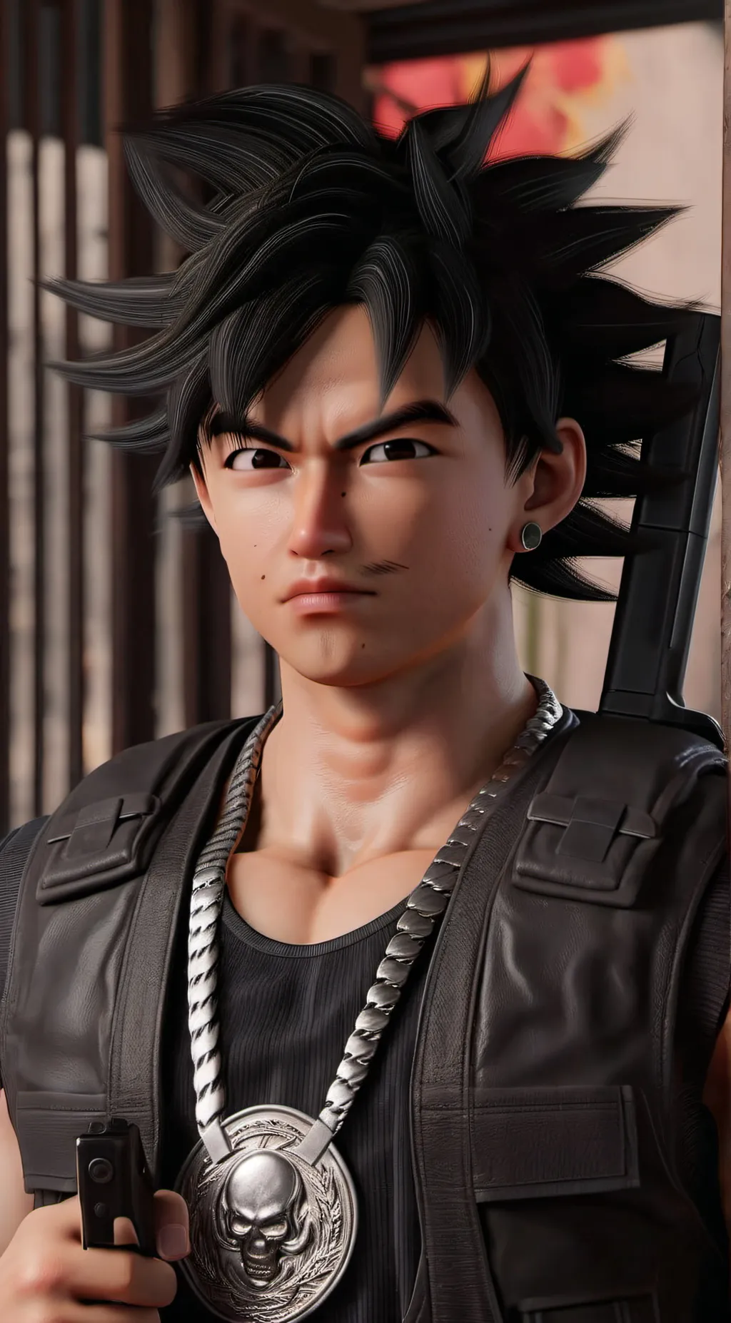 ai character: Cartel Goku background