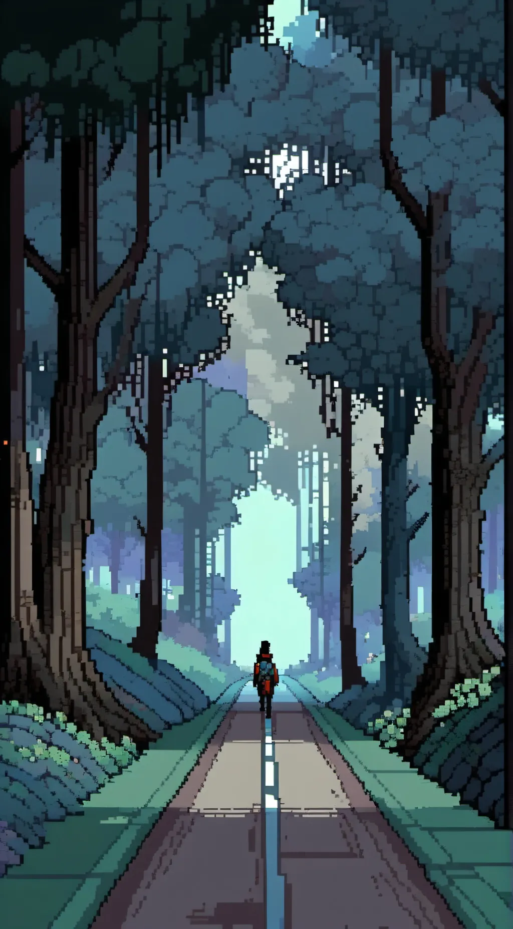 ai character: The path. background