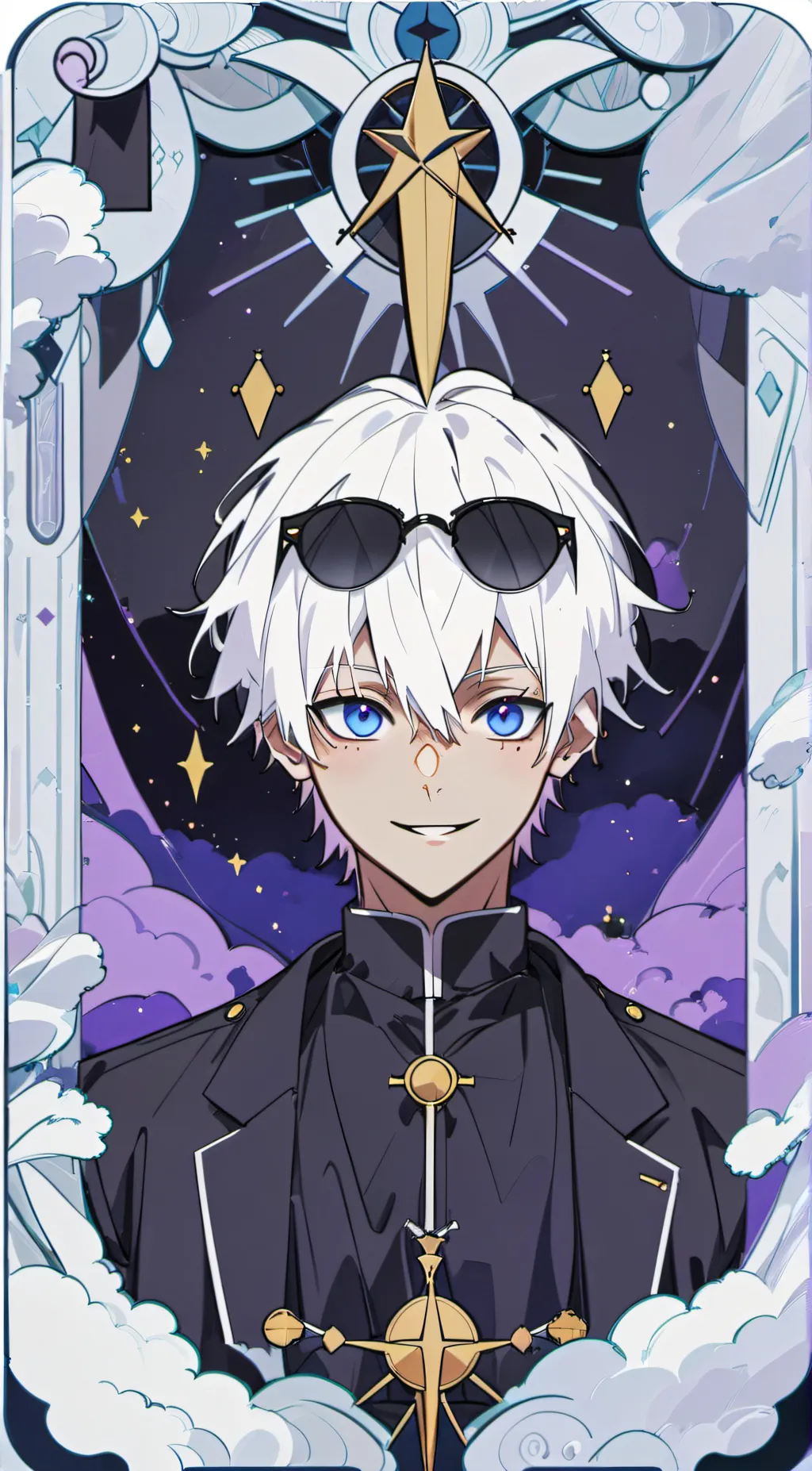 ai character: Gojo satoru  background