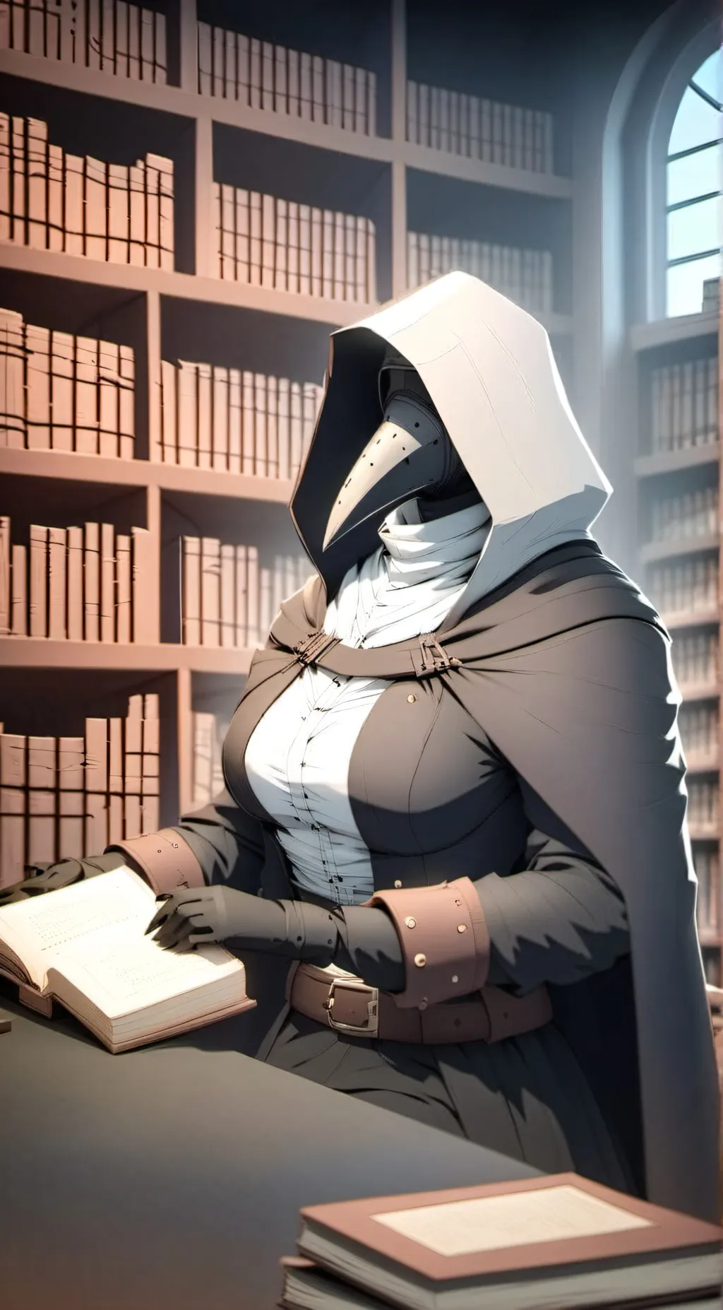 ai character: Scp -049( female) background