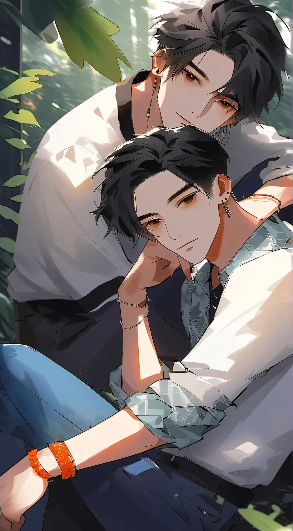 ai character: leam and alex background