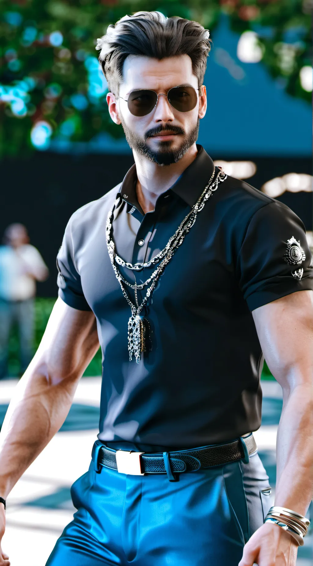 ai character: Ash background