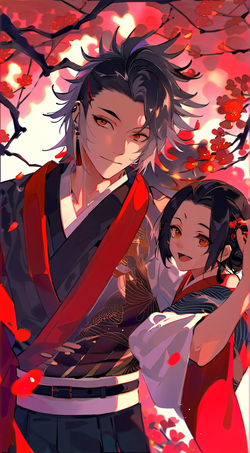 ai character: hashira background