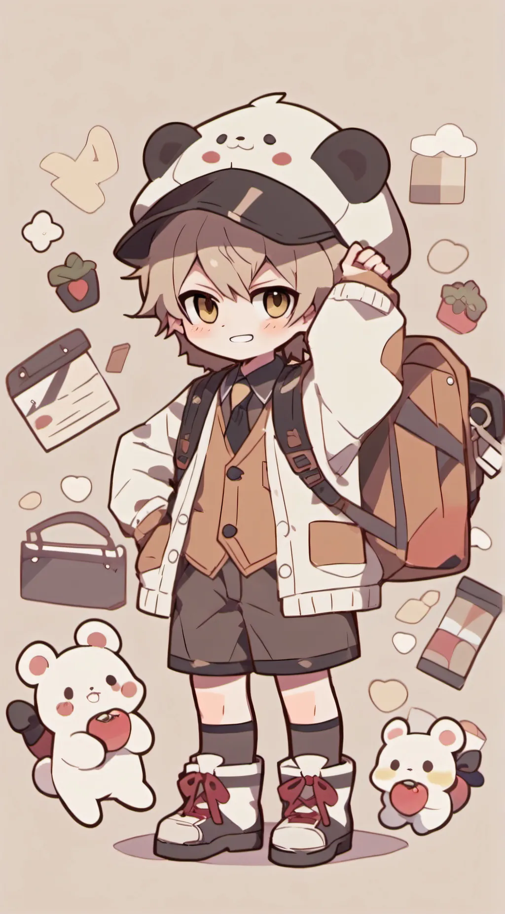 ai character: Bakugo (kids) background