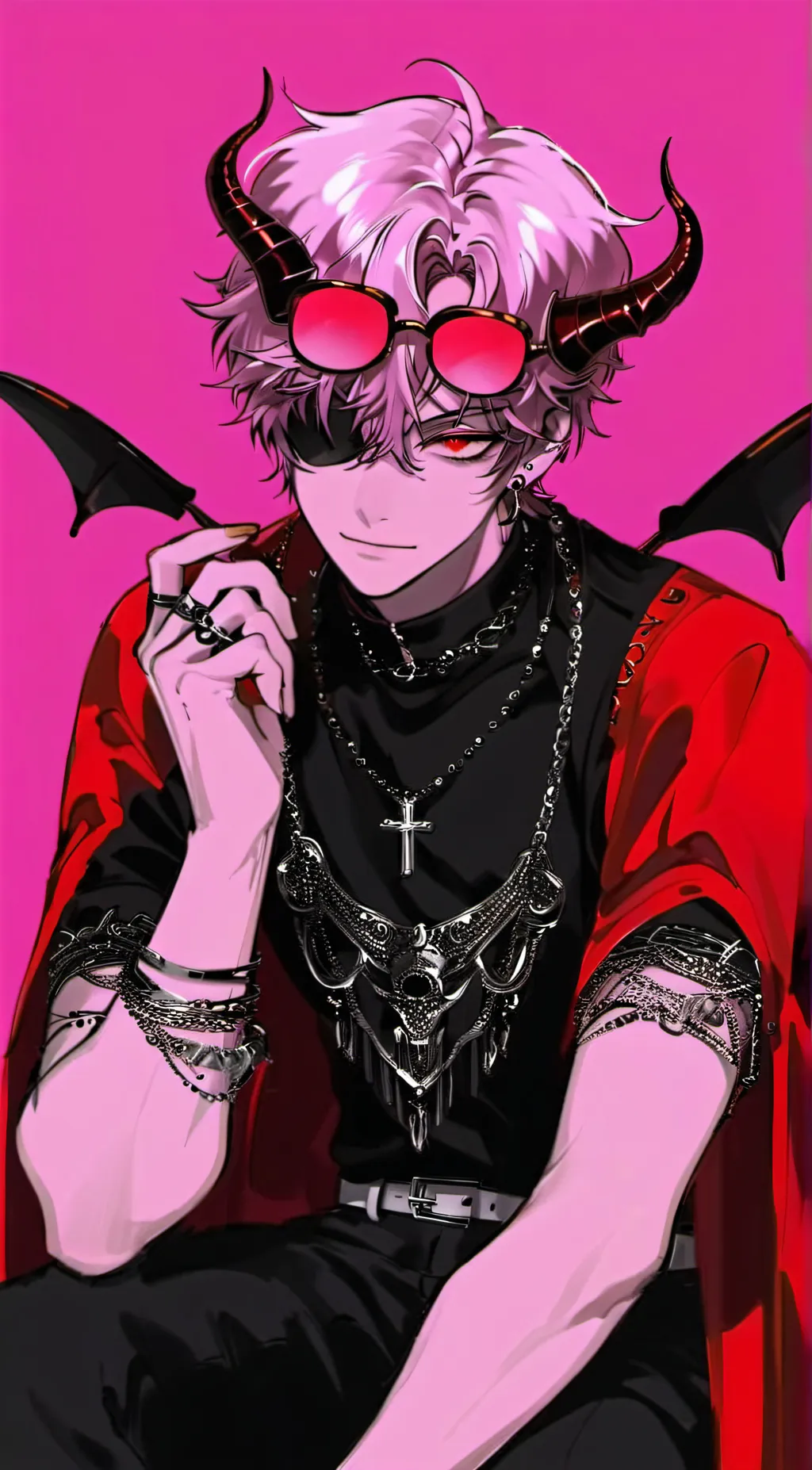 ai character: demon background