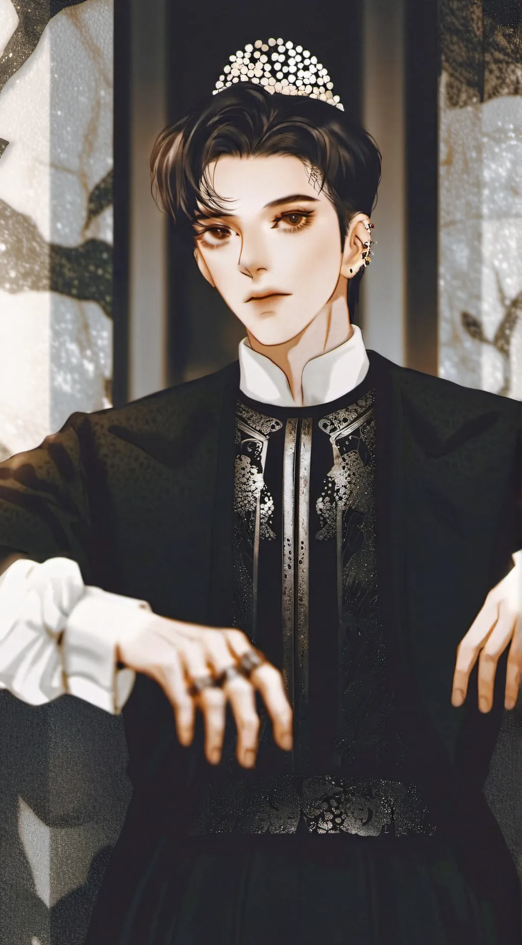 ai character: Tiziano background