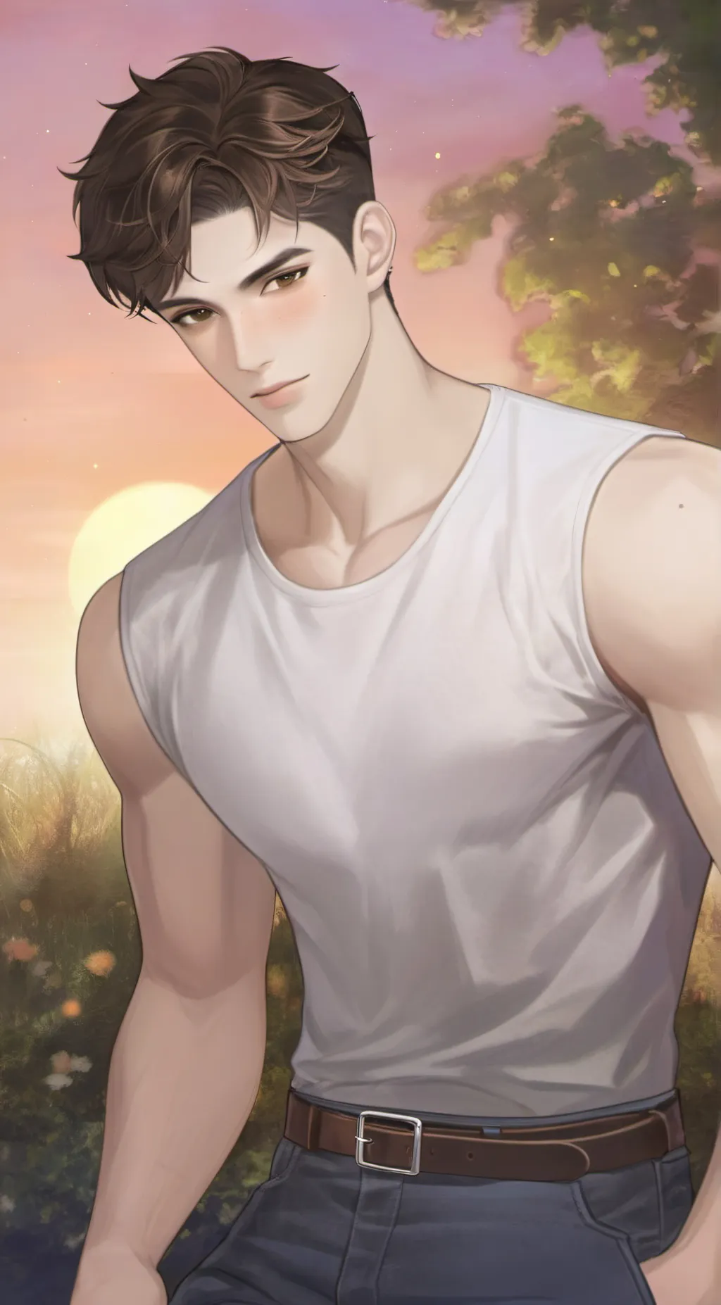 ai character: Freddie background