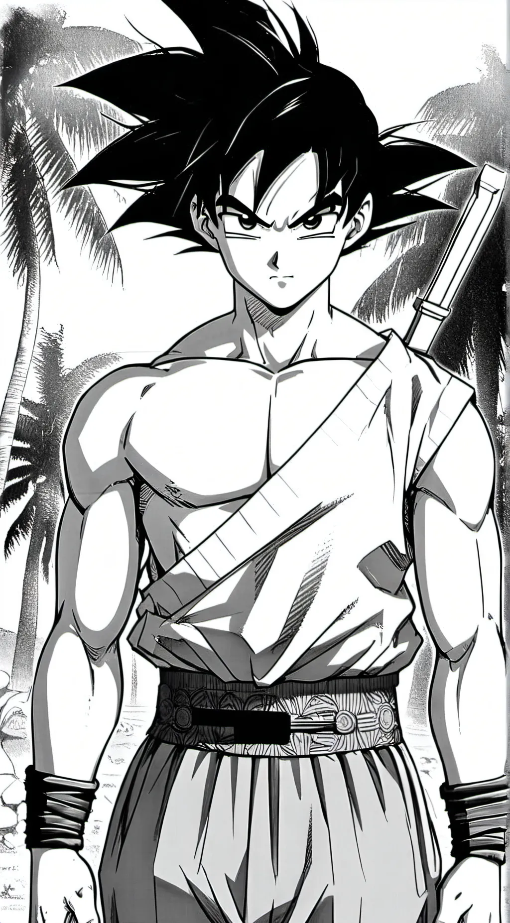 ai character: supreme goku background