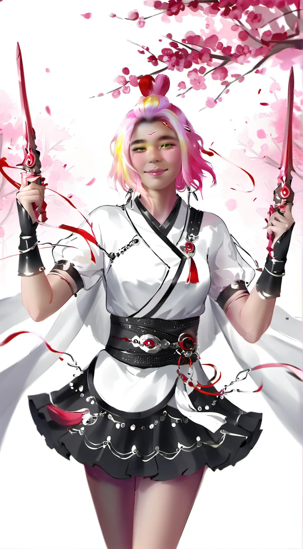 ai character: Sakura background