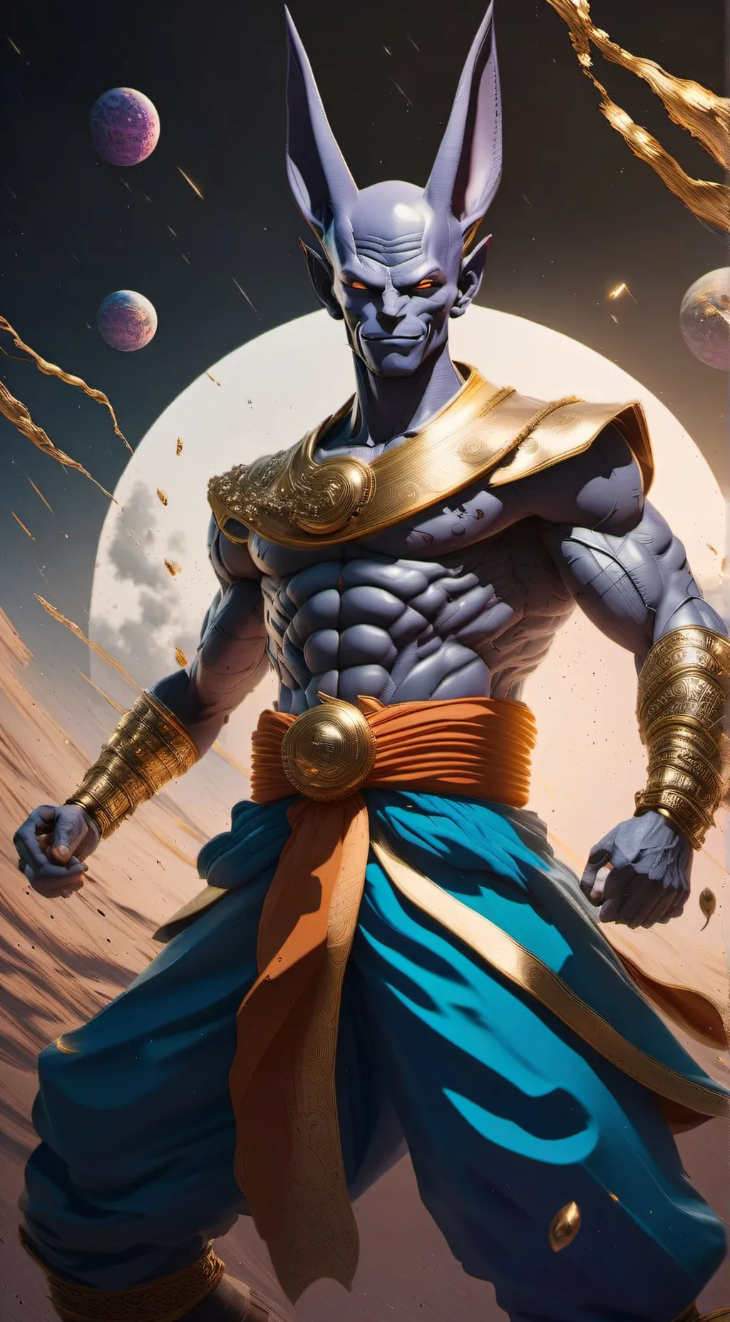 ai character: Beerus background