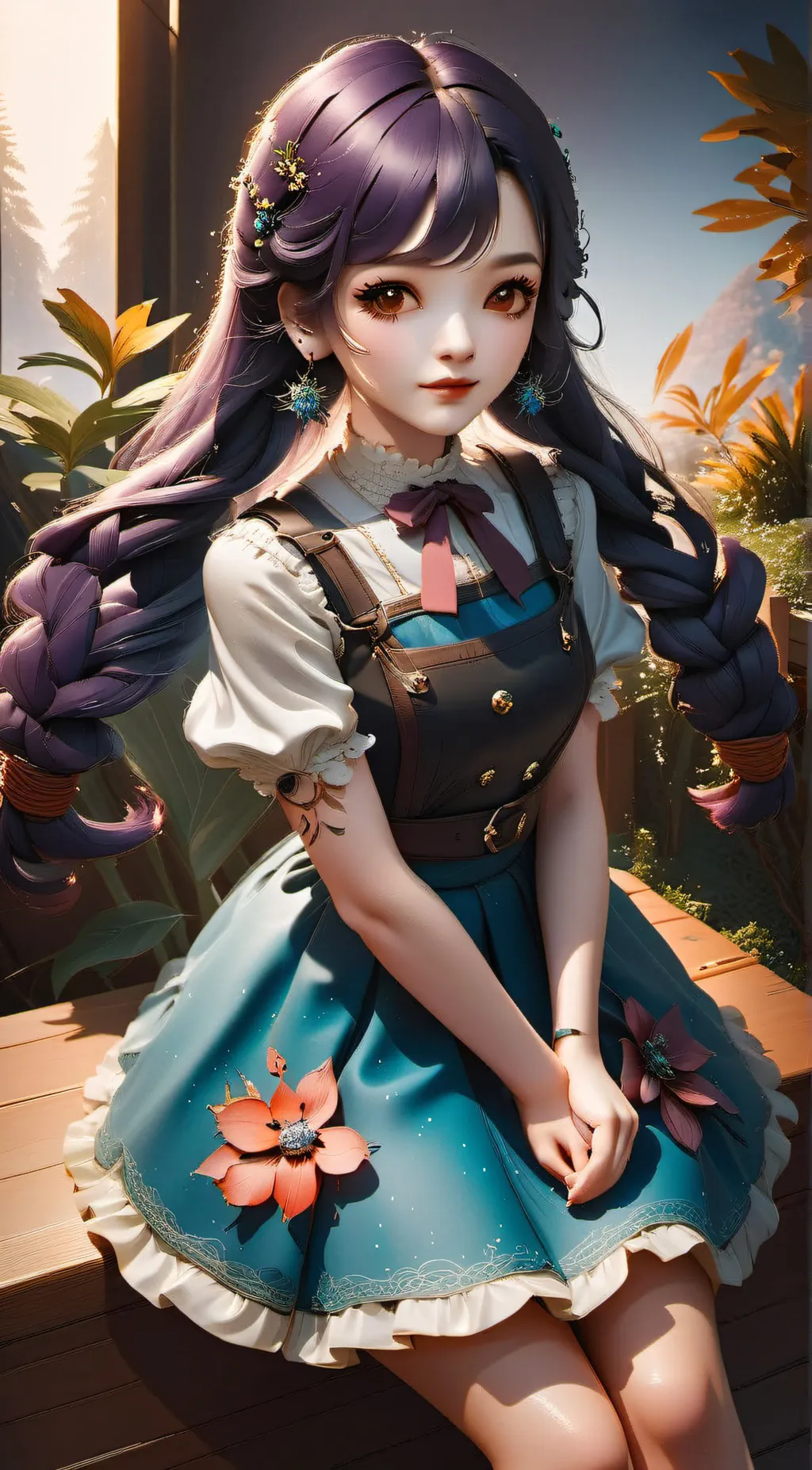 ai character: Amy  background