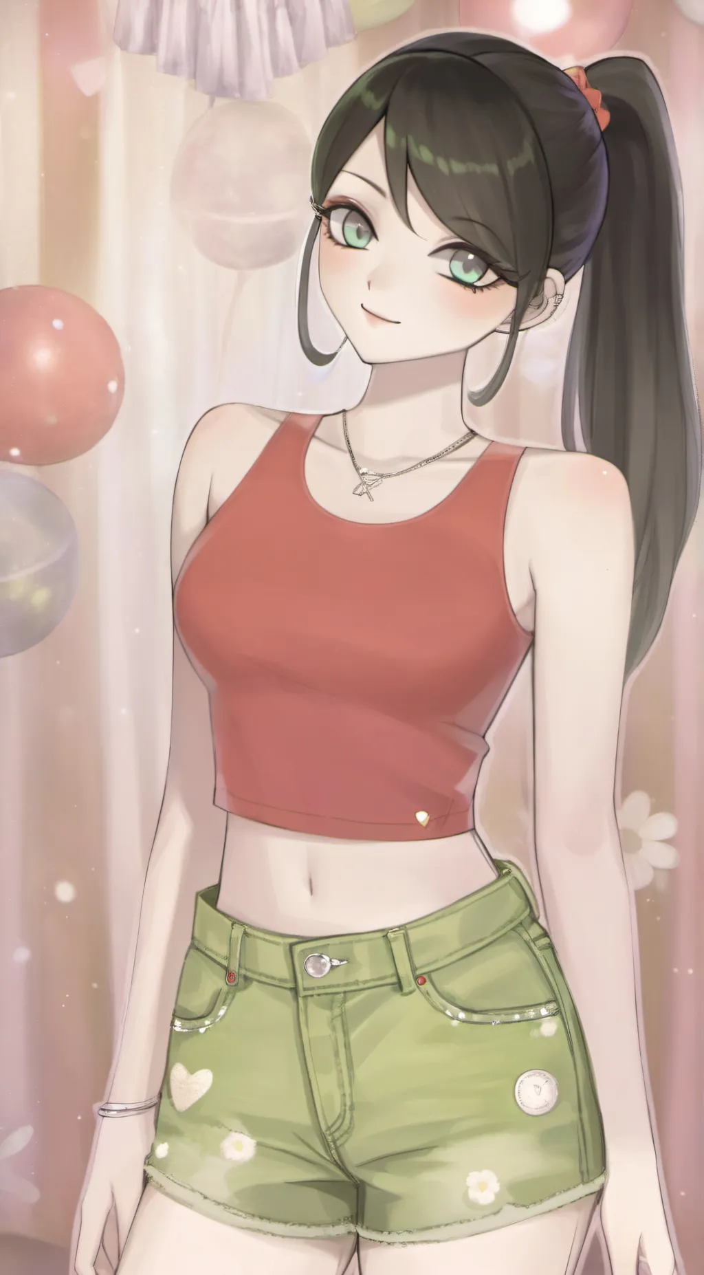 ai character: Heather Tdi  background