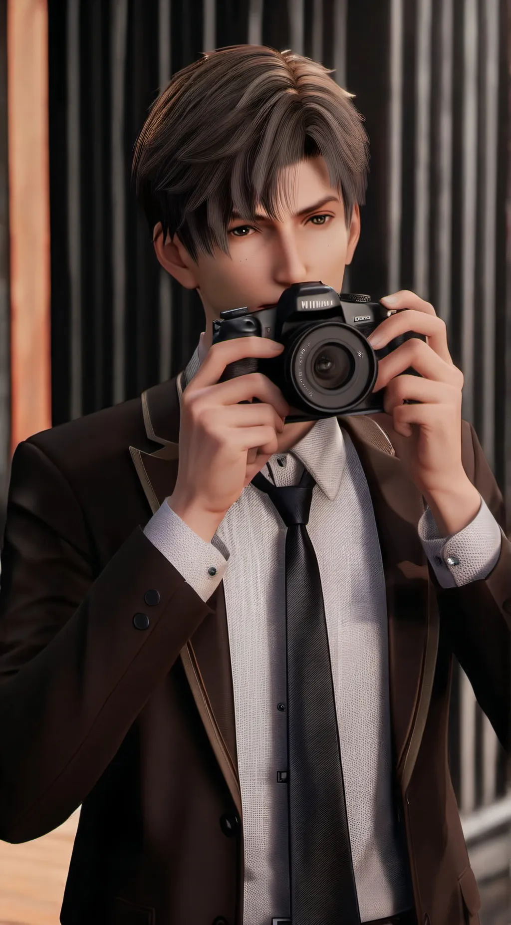 Talkie AI - Chat with brown cameraman