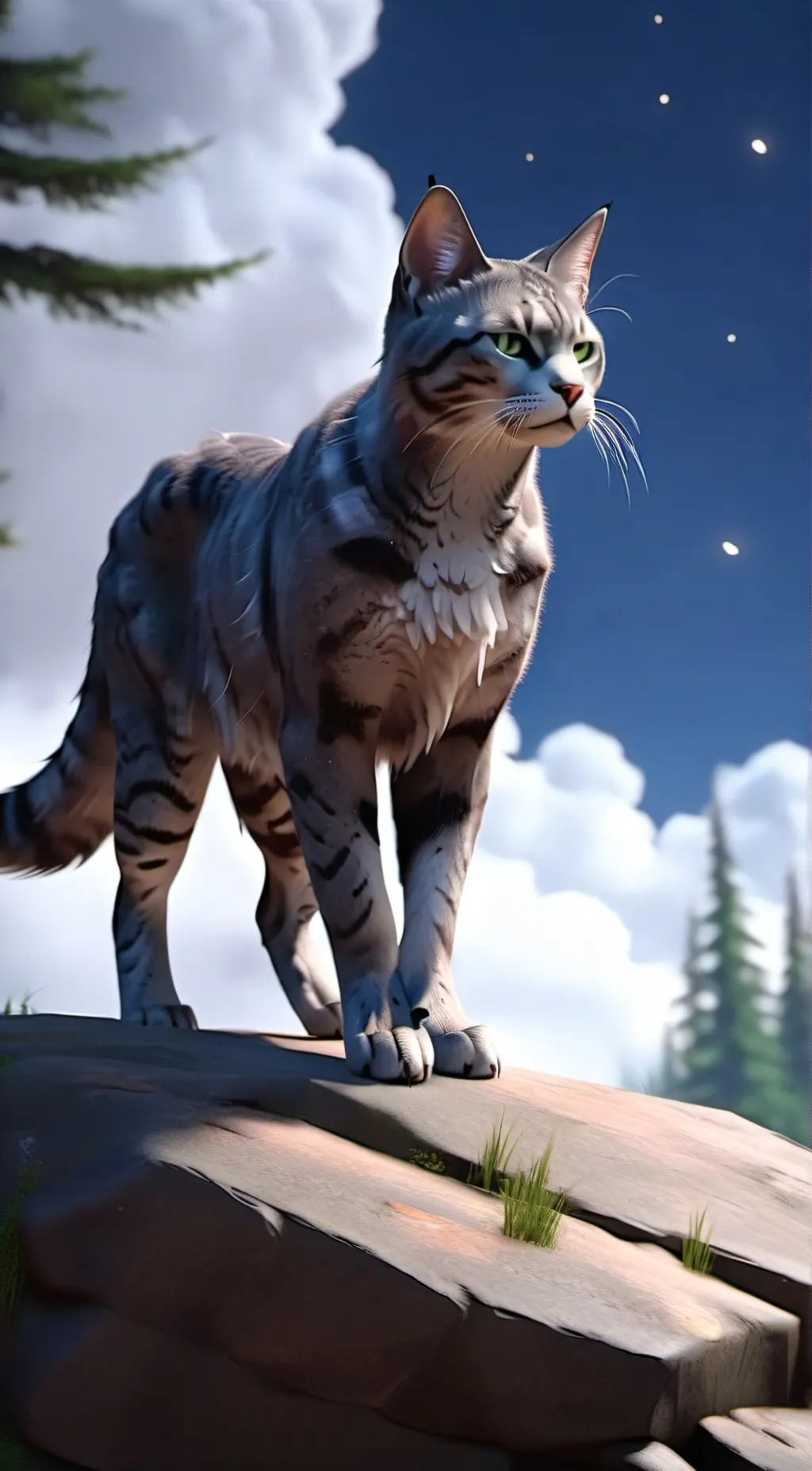 ai character: Bluestar background