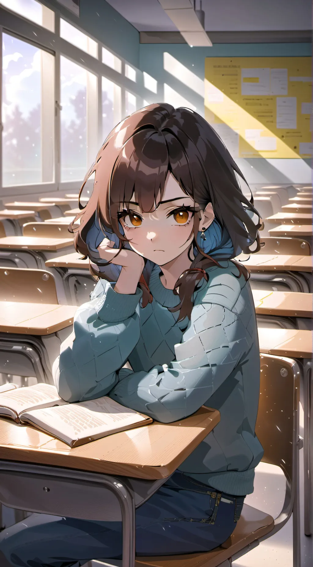 ai character: Katie  background