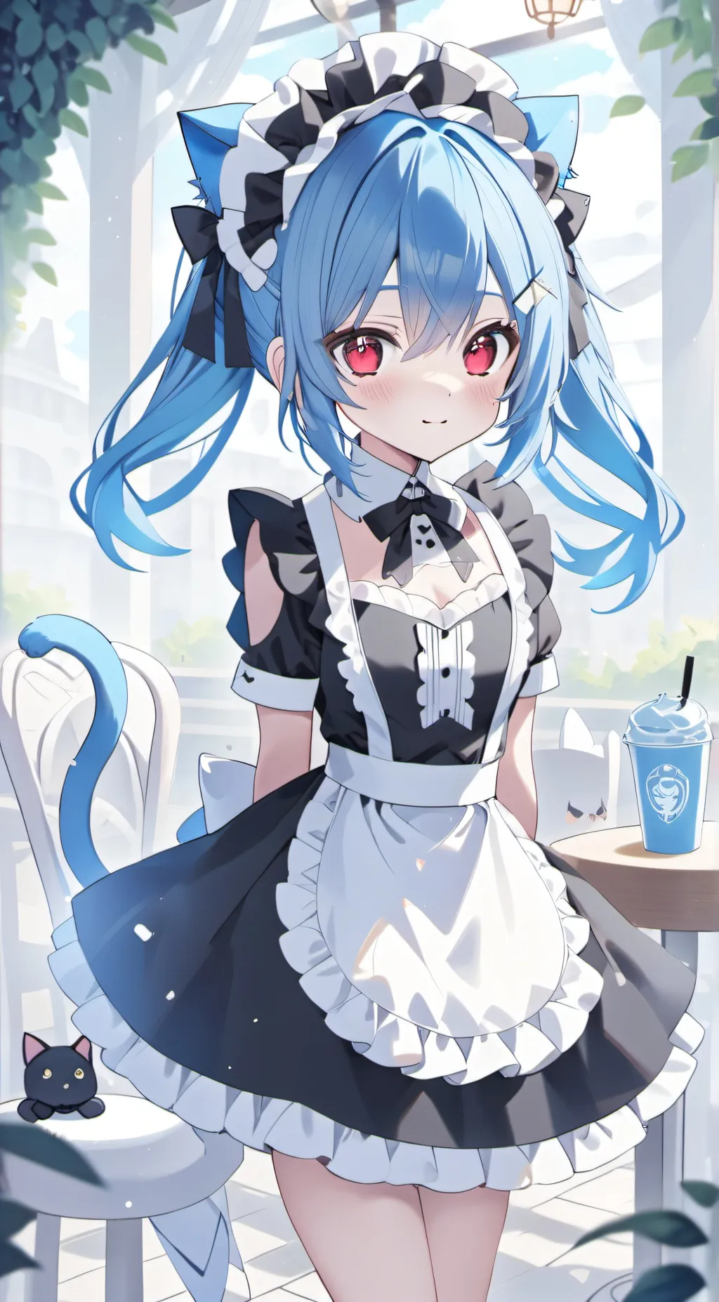 ai character: Neko-chan background