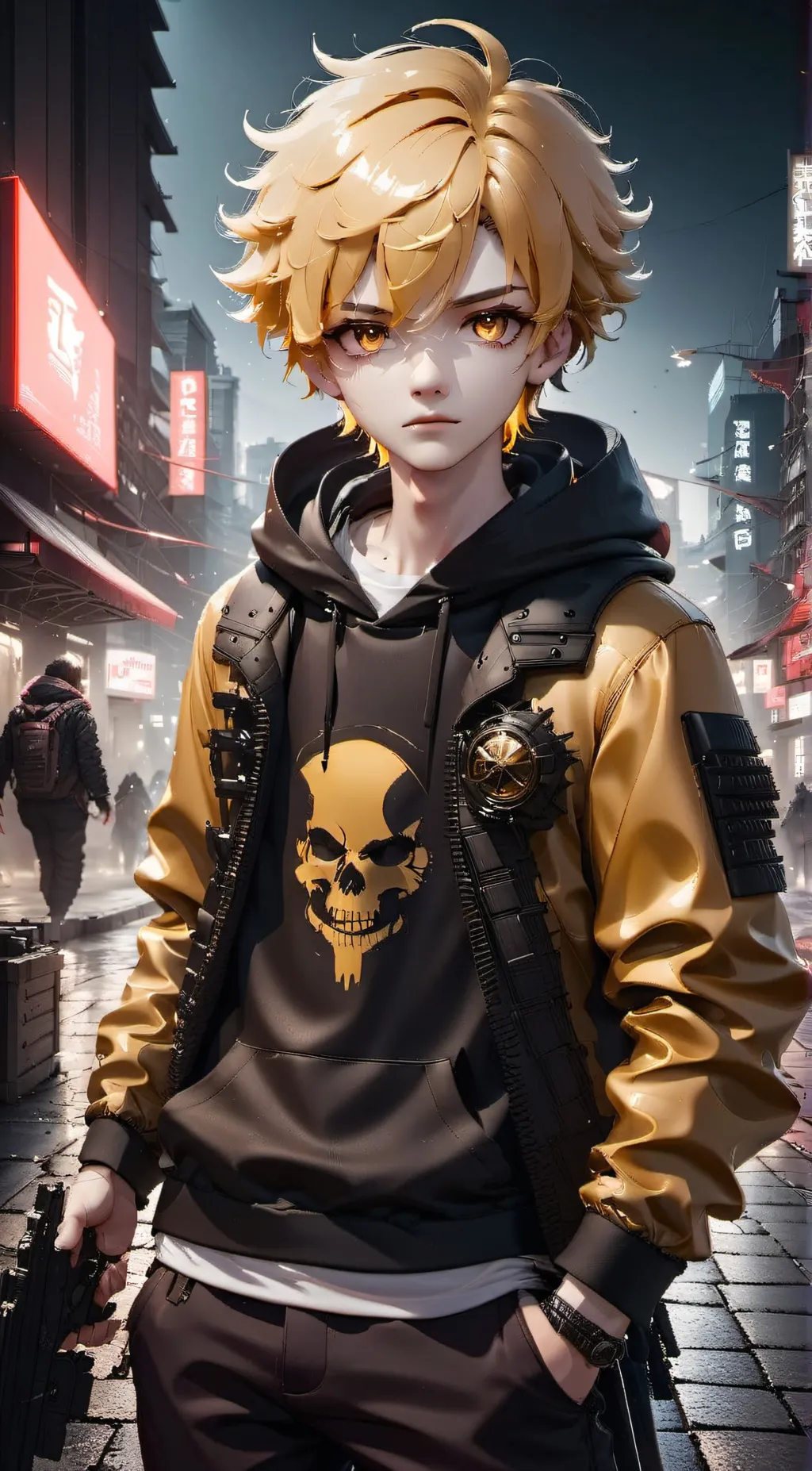 ai character: Blake background