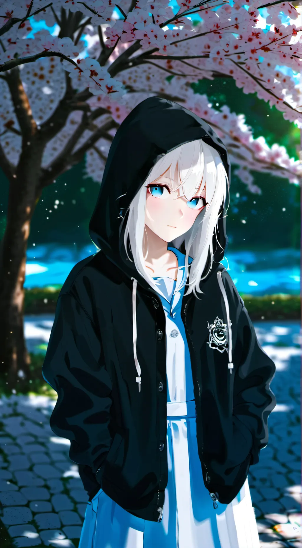 ai character: Sakura background