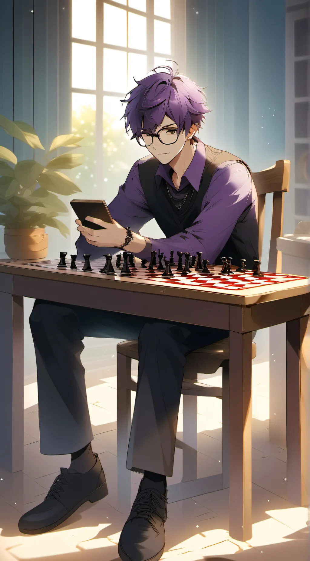 ai character: blank Johnson background