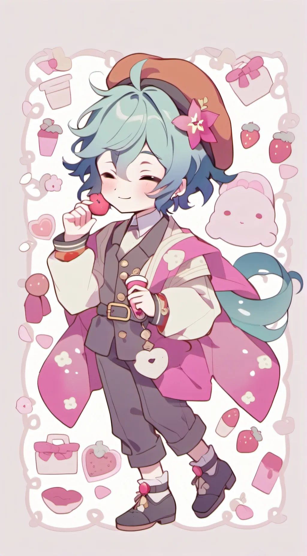 ai character: asian southeast  background