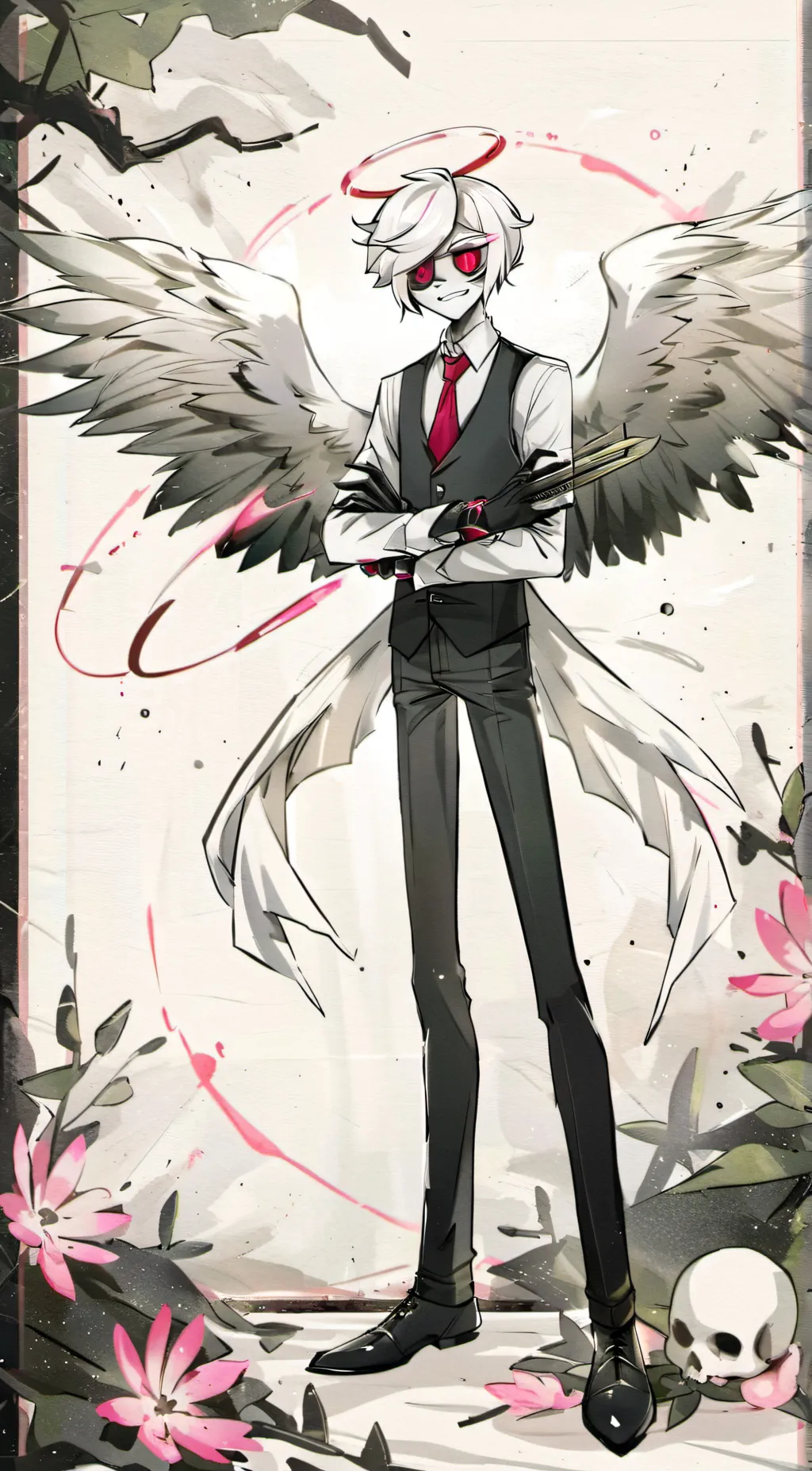 ai character: Angel dust background