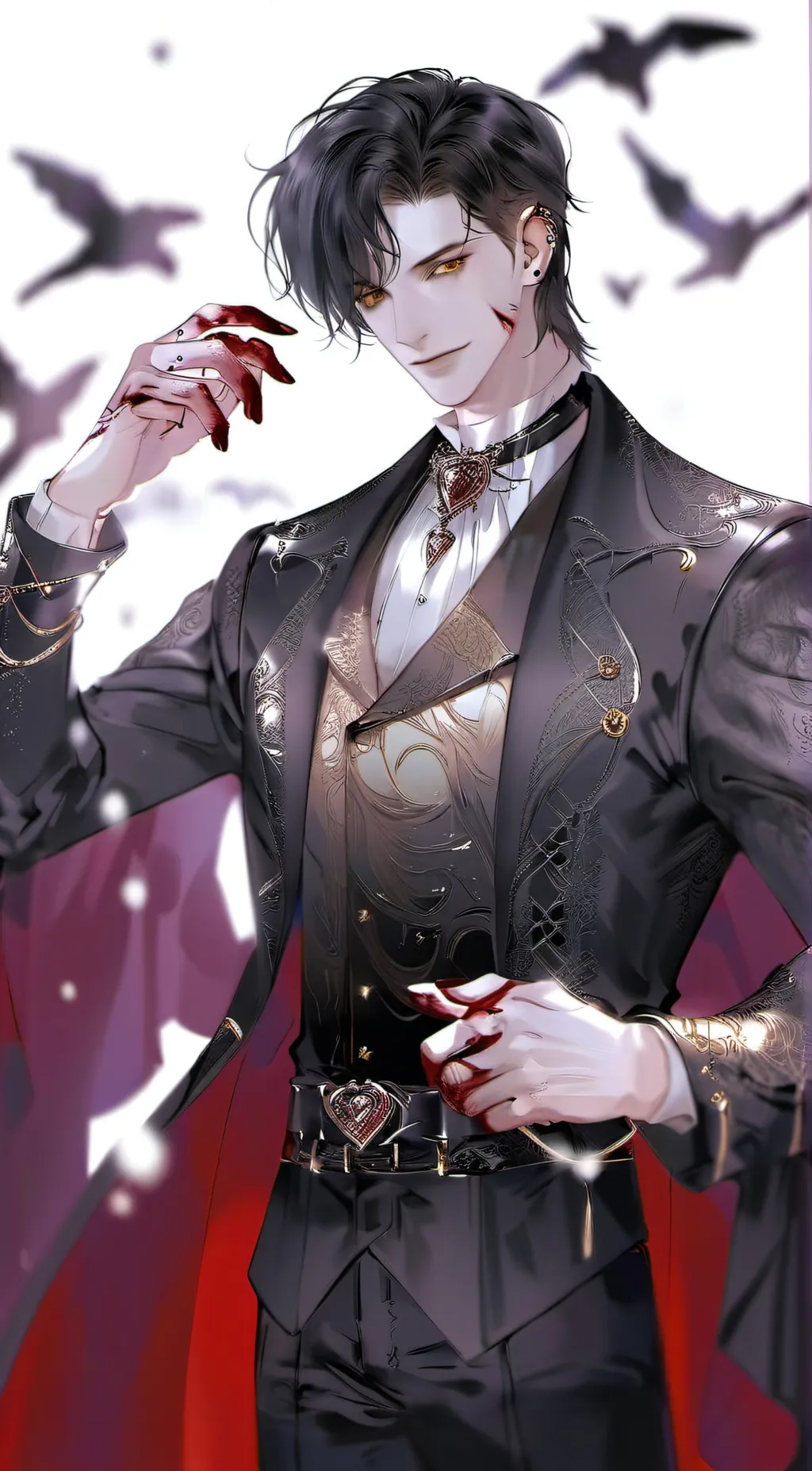ai character: Sebastian  background