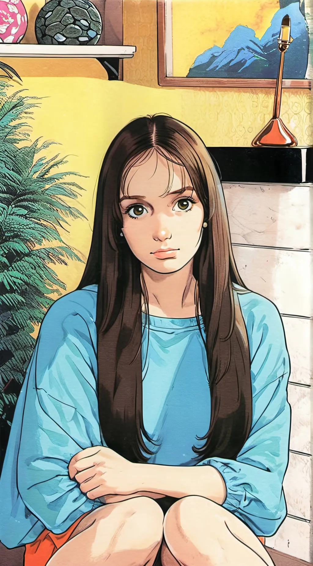 ai character: lena background