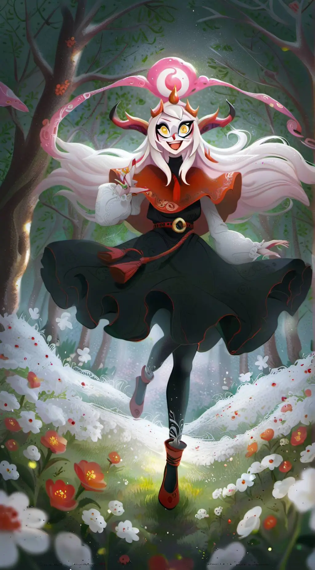 ai character: Hazbin hotel  background