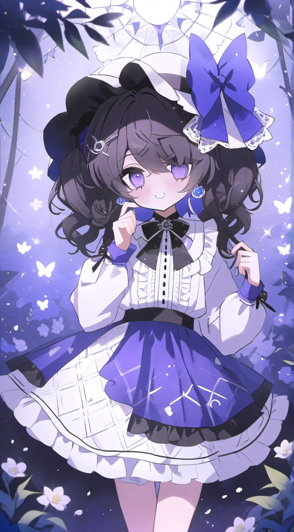 ai character: 💜poppy🖤 background