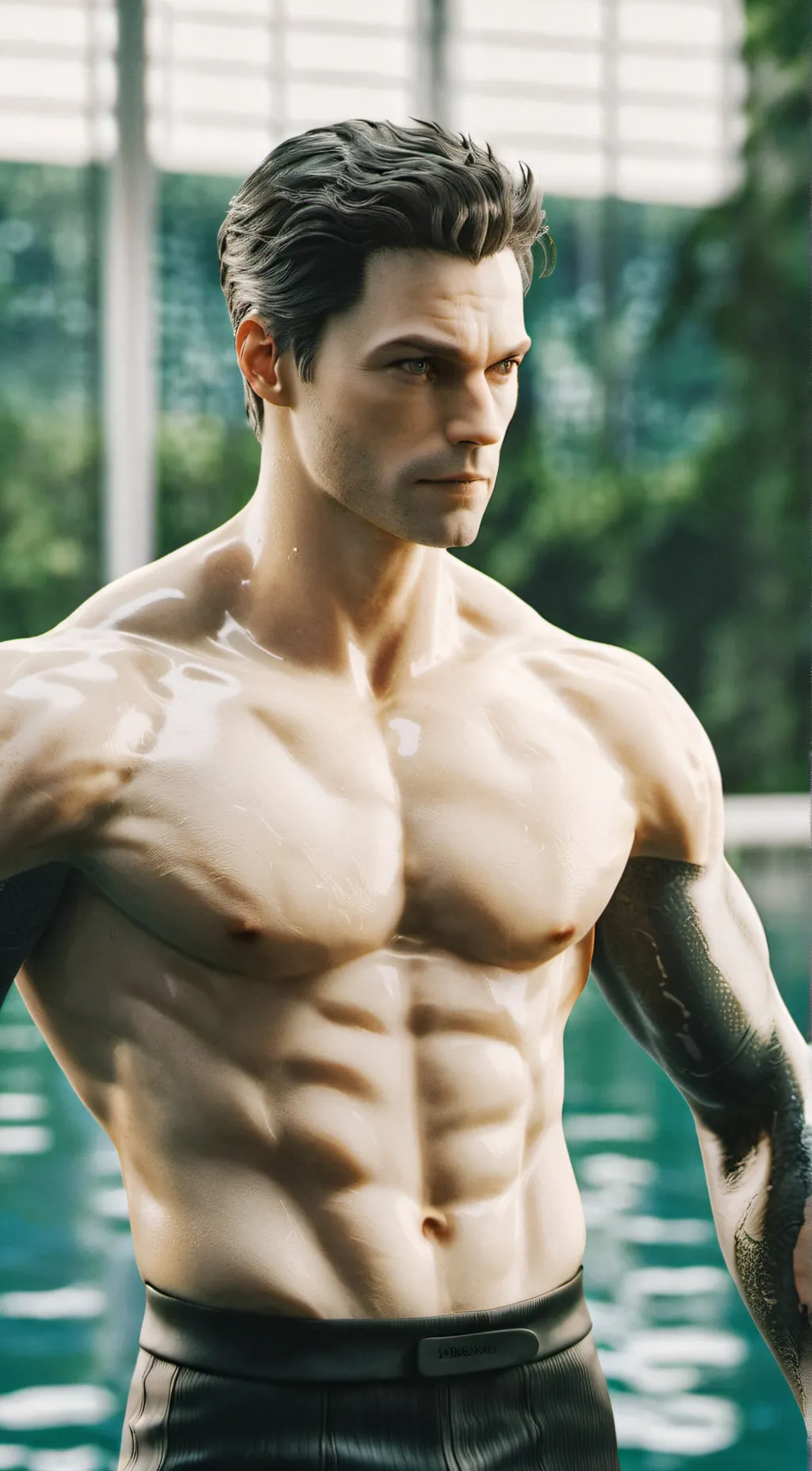 ai character: Bruce Wayne Batman background