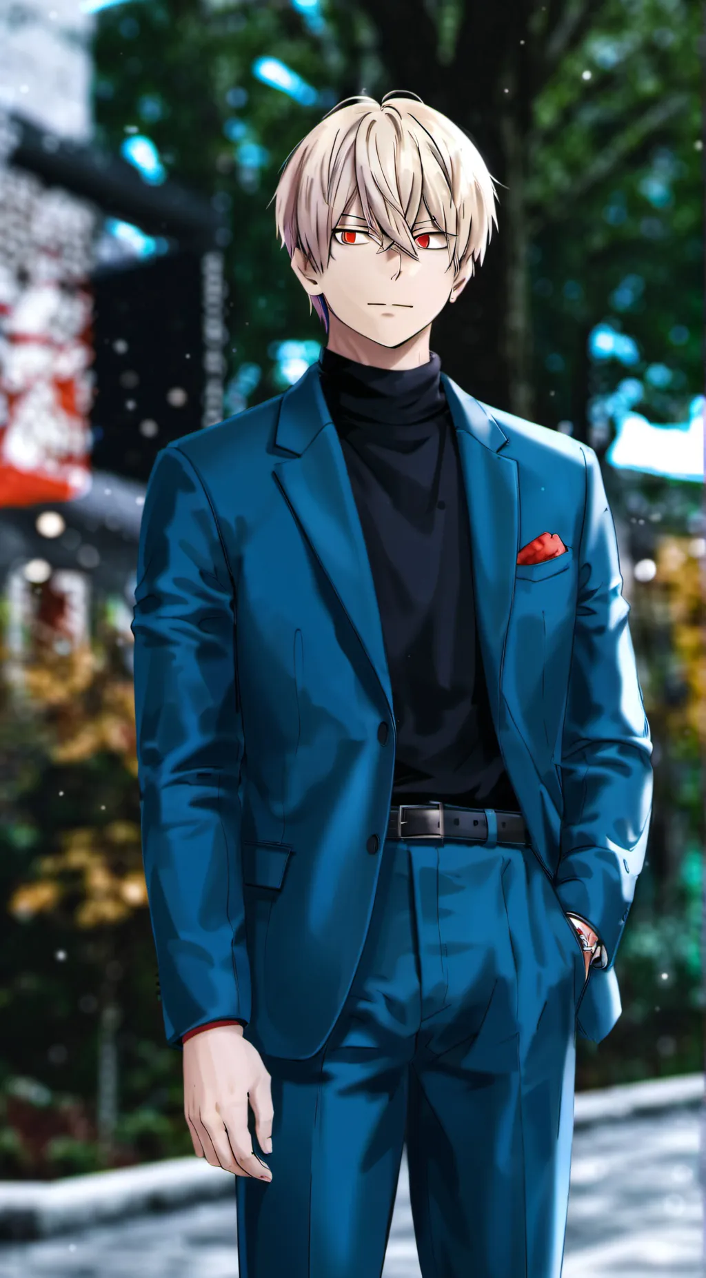 ai character: Bakugo/ Kacchan background