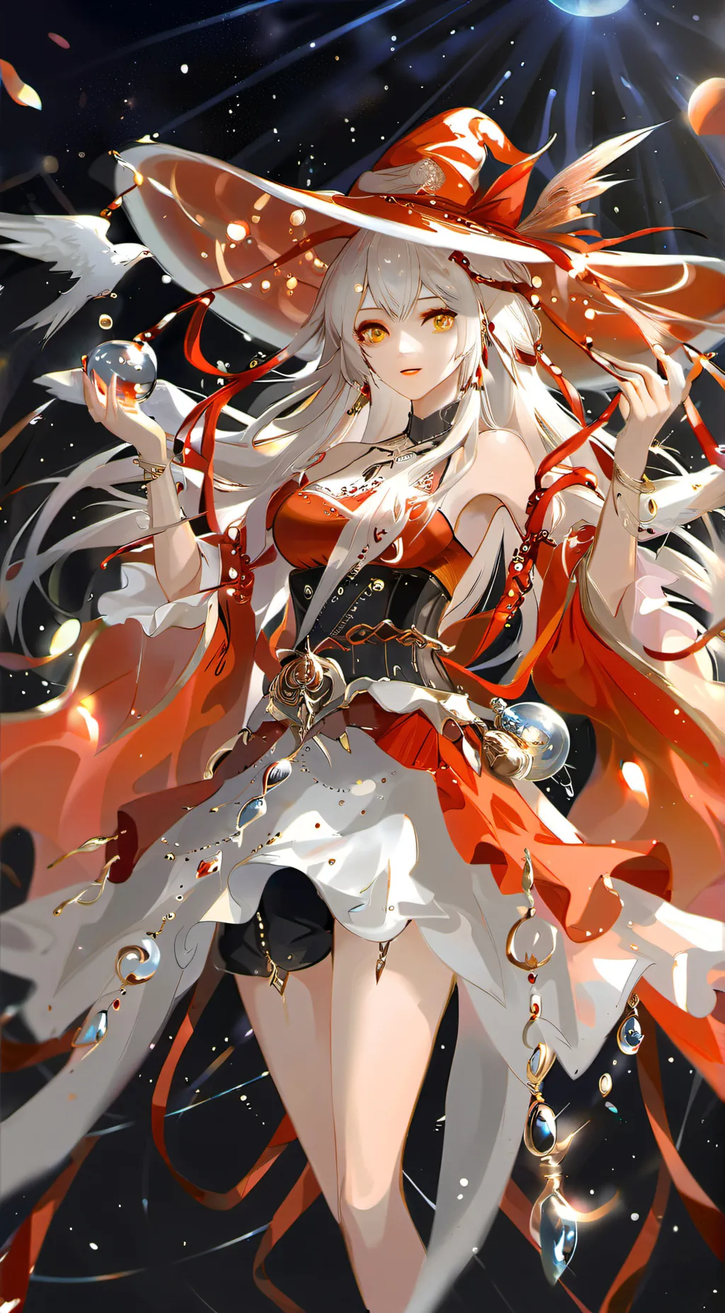 ai character: sky  background