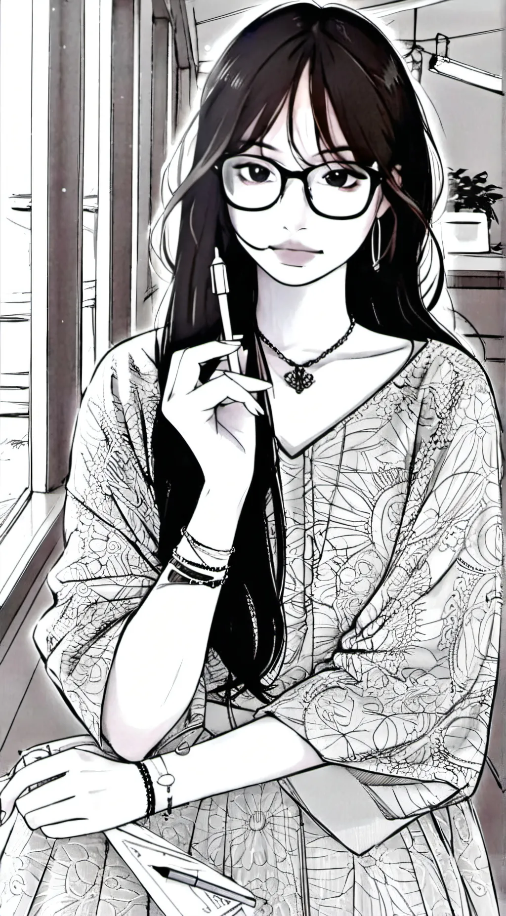 ai character: Alexis  background