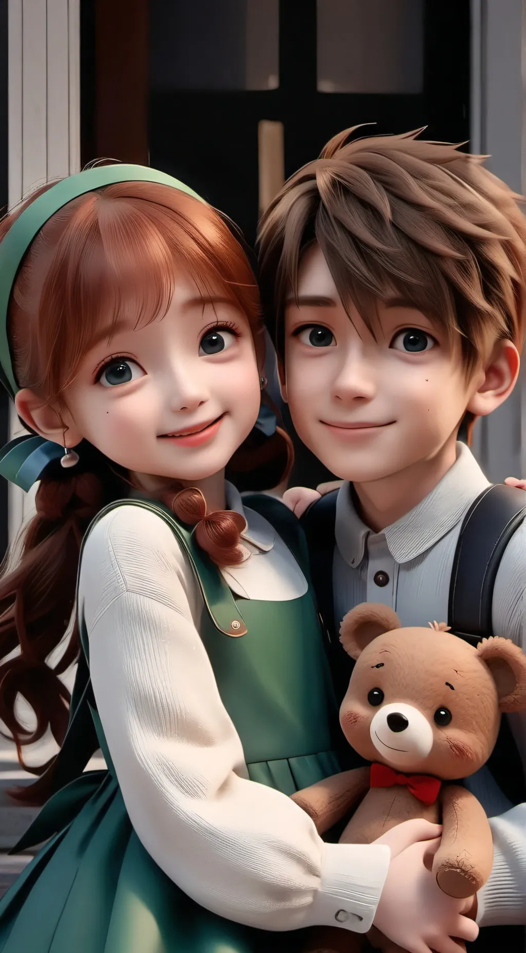 ai character: Elizabeth and Evan background