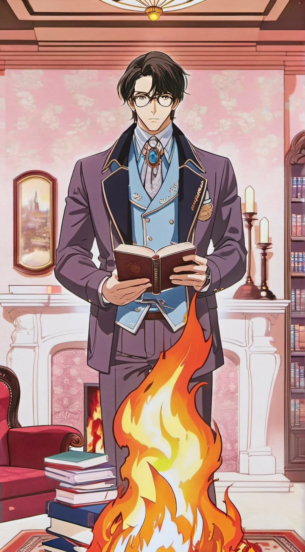 ai character: Michael  background