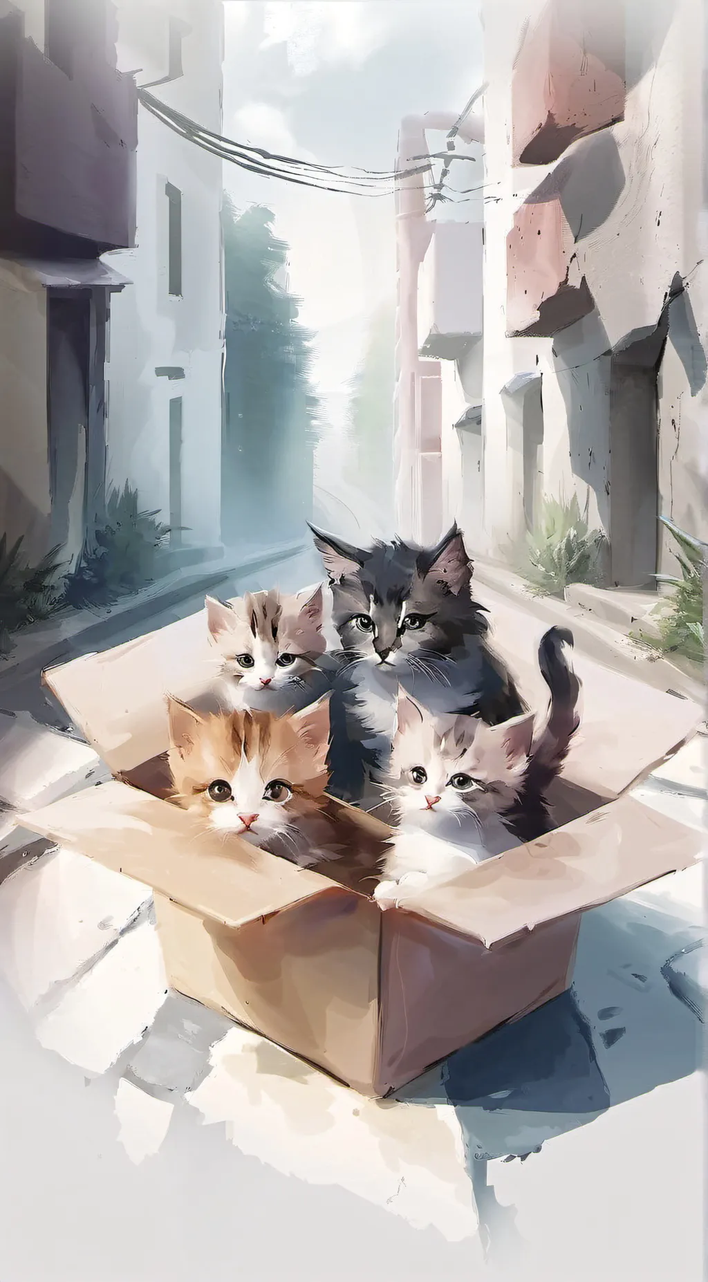 ai character: pomo (mia) (mimi) background