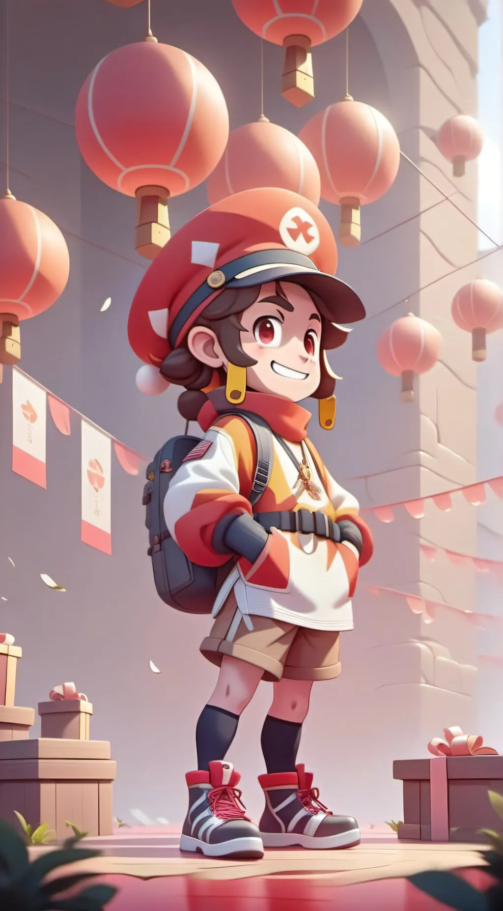 ai character: Port  background